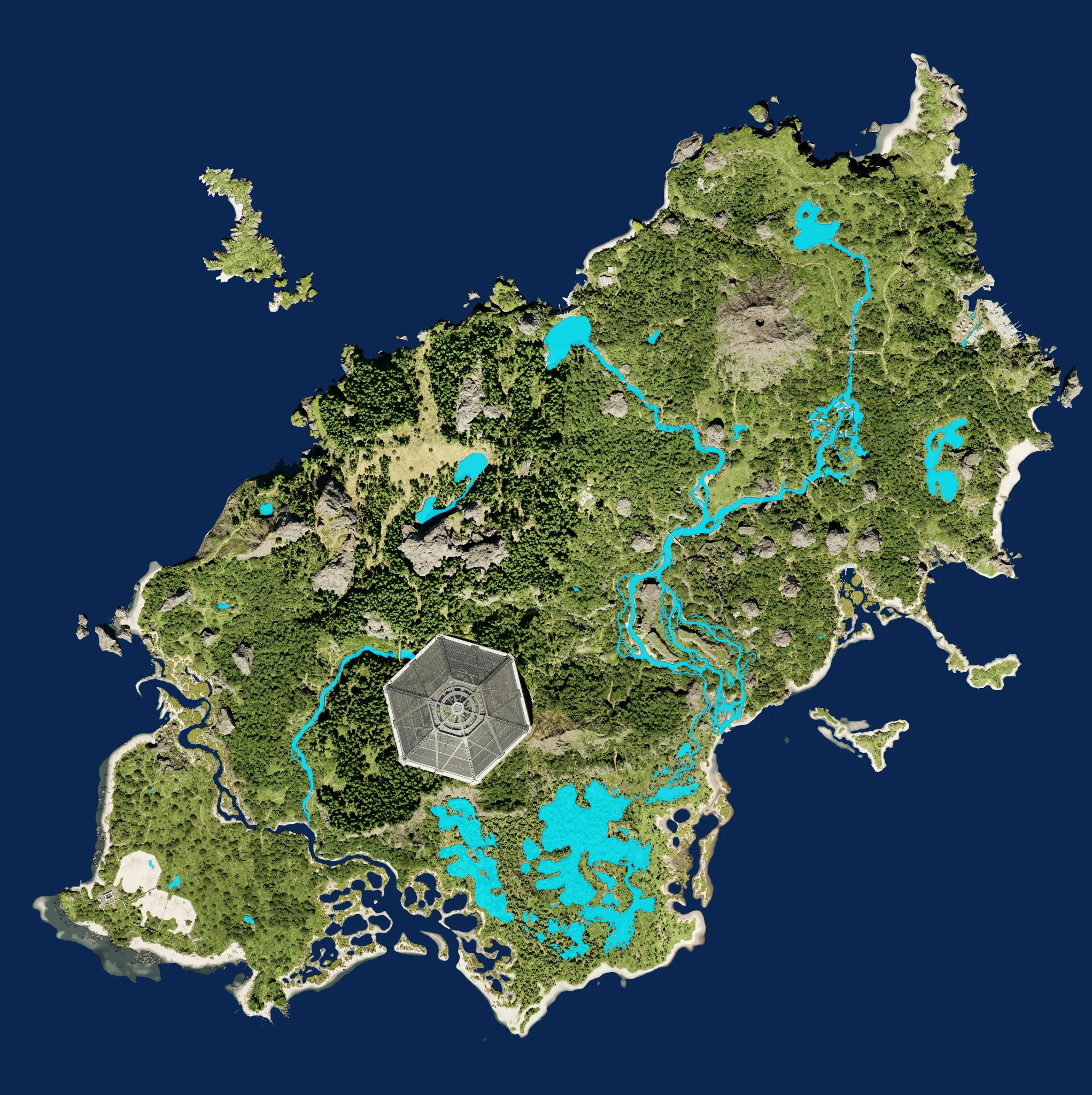 Gateway satellite map